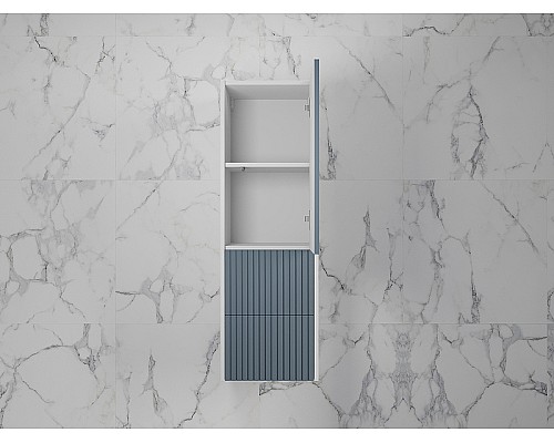 Шкаф пенал Style Line Стокгольм 36 ЛС-00002317 подвесной Графит софт