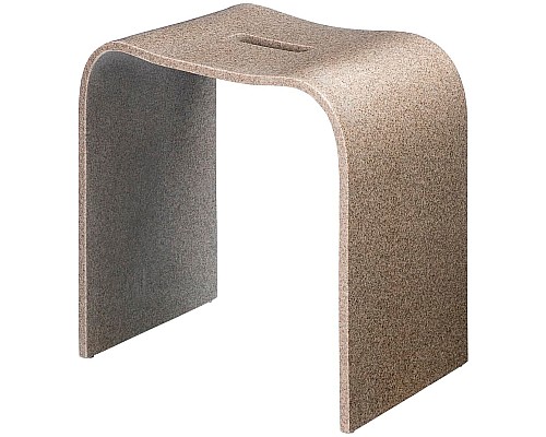 Стульчик для ванной Geralis T-S-V Песочный с вырезом