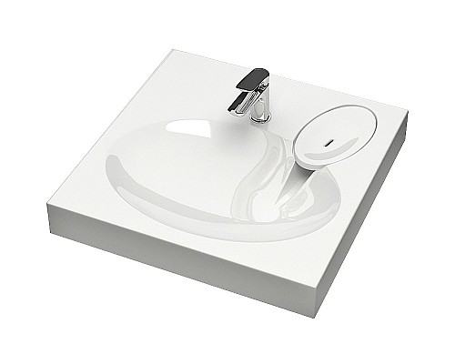 Раковина Reflection Gamma 60 RX6060GM на стиральную машину Белая