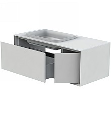 Тумба под раковину Astra Form Фрейм 110 03330014 подвесная Белая