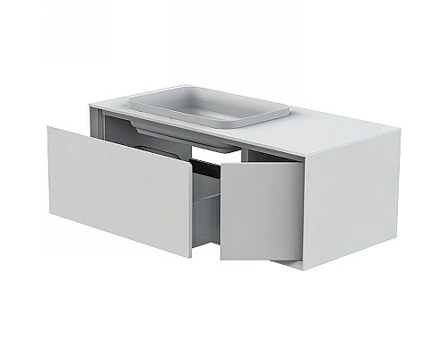 Тумба под раковину Astra Form Фрейм 110 03330014 подвесная Белая