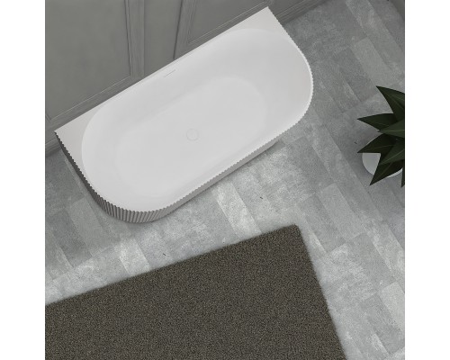 Ванна из искусственного камня Abber Stein 170x75 AS9630 без гидромассажа