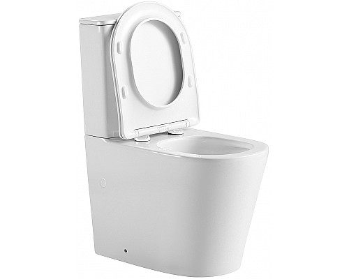 Унитаз компакт Abber Bequem AC1112TMW Белый матовый с бачком и сиденьем Микролифт
