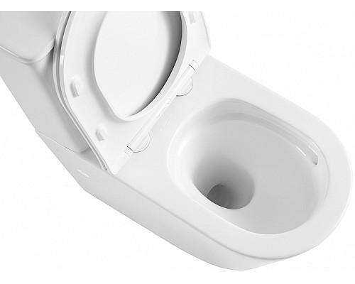 Унитаз компакт Abber Bequem AC1112TMW Белый матовый с бачком и сиденьем Микролифт