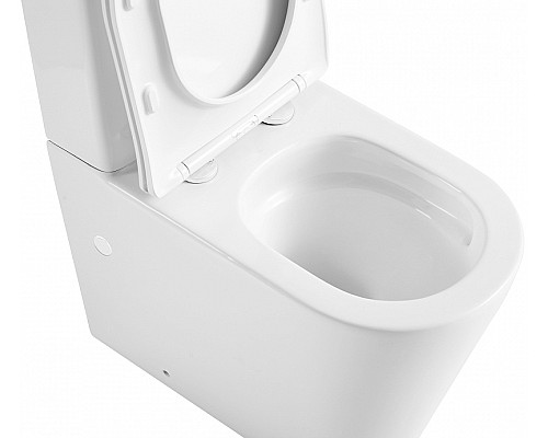 Унитаз компакт Abber Bequem AC1112TMW Белый матовый с бачком и сиденьем Микролифт