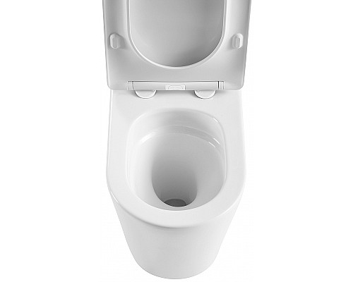 Унитаз компакт Abber Bequem AC1112TMW Белый матовый с бачком и сиденьем Микролифт