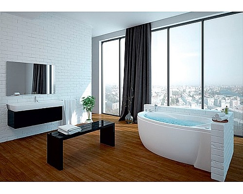 Акриловая ванна Azario Paolina 170х97 R AV.0071170 без гидромассажа