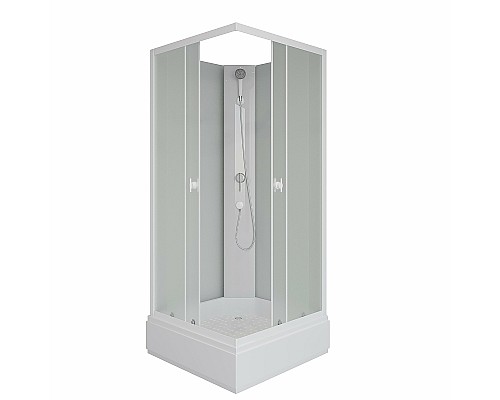 Душевая кабина Niagara Promo 80x80 P80/26Q/MT/BK без гидромассажа