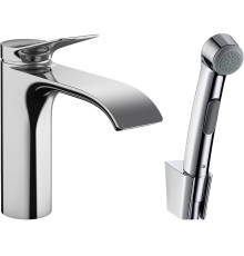 Смеситель для раковины Hansgrohe Vivenis с гигиеническим душем Хром