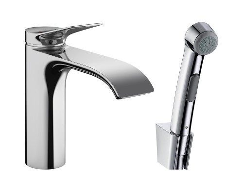 Смеситель для раковины Hansgrohe Vivenis с гигиеническим душем Хром