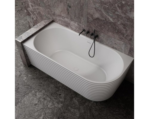 Ванна из искусственного камня Abber Stein 170x80 AS9651 L без гидромассажа