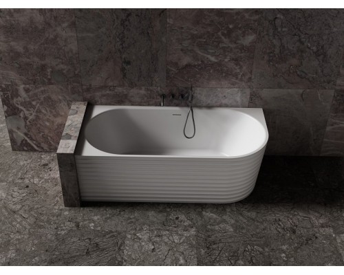Ванна из искусственного камня Abber Stein 170x80 AS9651 L без гидромассажа