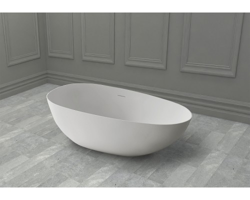 Ванна из искусственного камня Abber Stein 160x75 AS9611-1.6 без гидромассажа