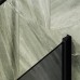 Шторка на ванну Maybah Glass 500x1400 поворотная на монопетле Черный стекло графитовое матовое