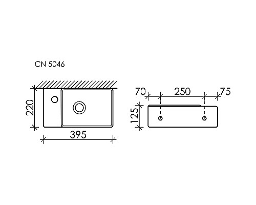 Раковина Ceramicanova Element 40 CN5046 Белая