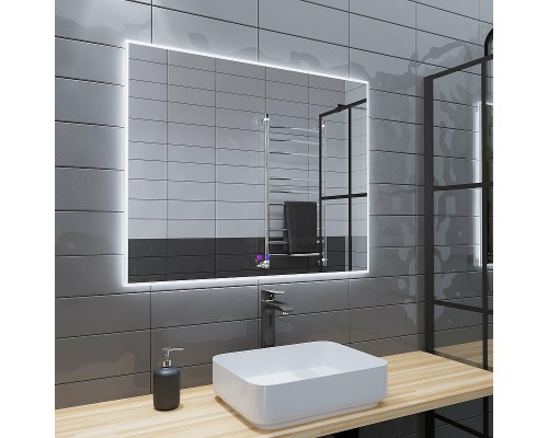 Зеркало Grossman Pragma-норма 90 189080 с подсветкой с сенсорным выключателем и подогревом