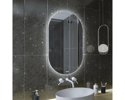 Зеркало Grossman Nero-промо 50 245090 с подсветкой с сенсорным выключателем