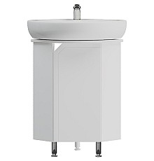 Тумба под раковину Corozo Сириус 40 SD-00001645 угловая Белая