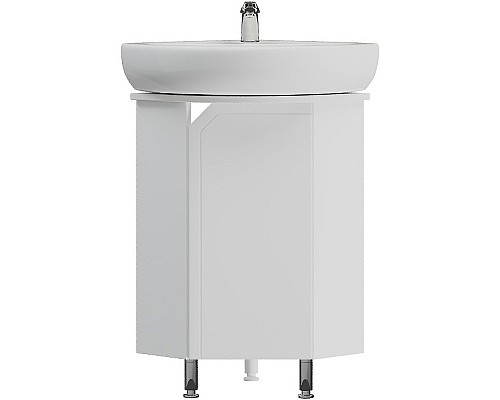 Тумба под раковину Corozo Сириус 40 SD-00001645 угловая Белая