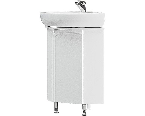 Тумба под раковину Corozo Сириус 40 SD-00001645 угловая Белая