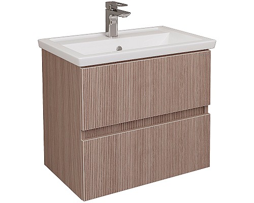 Тумба под раковину Grossman Юнит 70 2070131 подвесная Кадена вуд