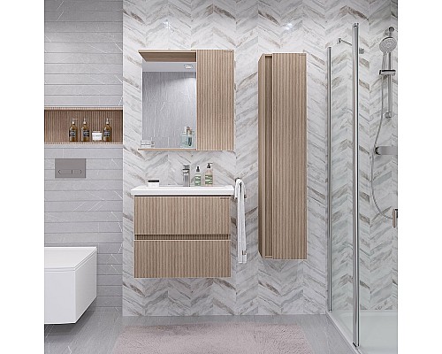 Тумба под раковину Grossman Юнит 70 2070131 подвесная Кадена вуд