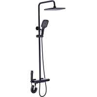 Душевая система Boch Mann Vettorre B TS BM9651 с термостатом Черная