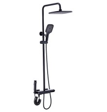 Душевая система Boch Mann Vettorre B TS BM9651 с термостатом Черная