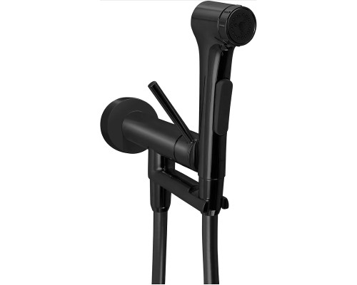 Гигиенический душ со смесителем Jacob Delafon Elate 2.0 E28317-BL Черный матовый