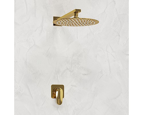 Душевая система WasserKRAFT Neckar A2151.183.208 Золото глянцевое