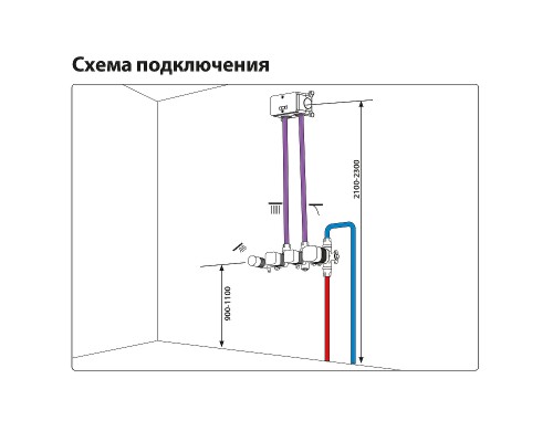 Душевая система Timo Saona SX-2329/17SM с термостатом Золото матовое