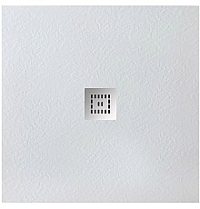Душевой поддон из искусственного камня BelBagno Uno 80x80 TRAY-MR-UNO-A-80-35-W Белый