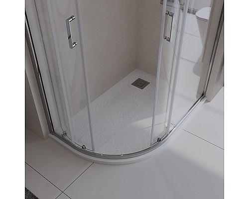 Душевой поддон из искусственного камня BelBagno Uno 120x90 R TRAY-MR-UNO-RH-120/90-550-35-W-R Белый