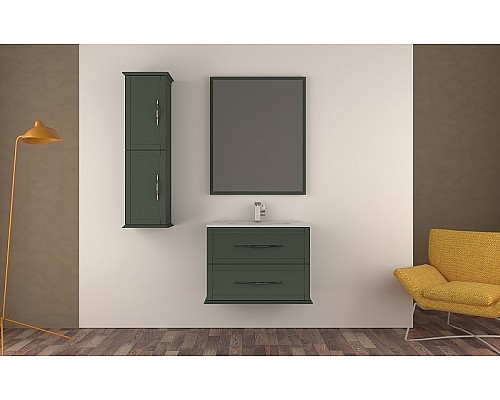 Тумба под раковину Cezares Tiffany 75 55330 подвесная Verde opaco