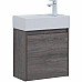 Тумба с раковиной Aquanet Nova Lite 50 302520 подвесная Дуб рошелье