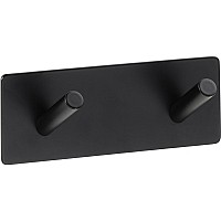 Вешалка для полотенец Bemeta Easy 163106270 Черная матовая