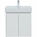 Тумба с раковиной Aquanet Nova Lite 60 302523 подвесная Белый глянец