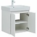 Тумба с раковиной Aquanet Nova Lite 60 302523 подвесная Белый глянец