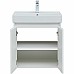 Тумба с раковиной Aquanet Nova Lite 60 302523 подвесная Белый глянец