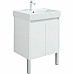 Тумба с раковиной Aquanet Nova Lite 60 302523 подвесная Белый глянец