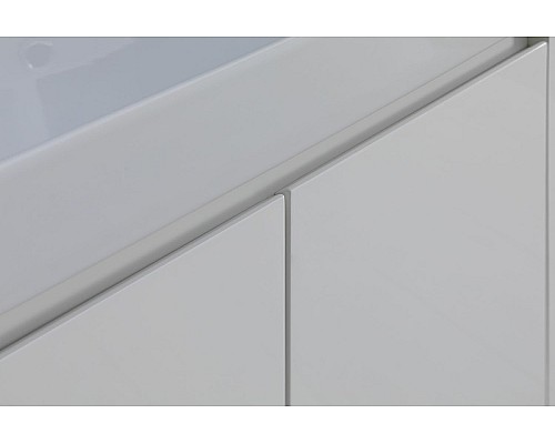 Тумба с раковиной Aquanet Nova Lite 60 302523 подвесная Белый глянец