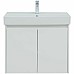 Тумба с раковиной Aquanet Nova Lite 75 302526 подвесная Белый глянец