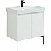 Тумба с раковиной Aquanet Nova Lite 75 302526 подвесная Белый глянец