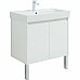Тумба с раковиной Aquanet Nova Lite 75 302526 подвесная Белый глянец