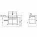 Тумба с раковиной Aquanet Nova Lite 75 302526 подвесная Белый глянец
