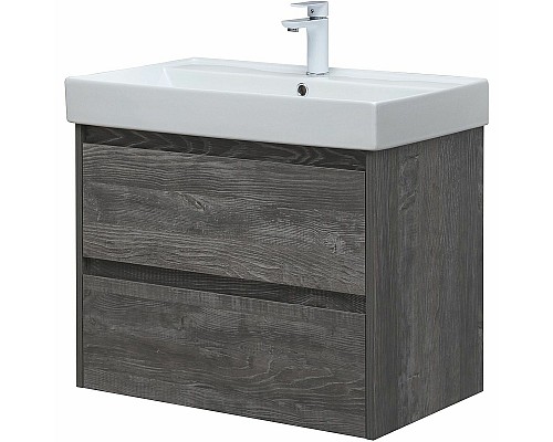 Тумба под раковину Aquanet Nova Lite 75 287890 подвесная Дуб серый