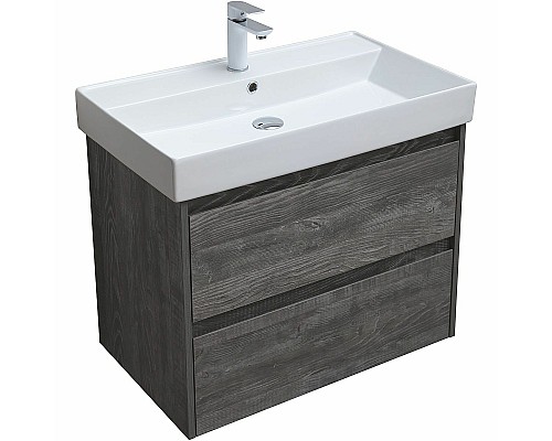 Тумба под раковину Aquanet Nova Lite 75 287890 подвесная Дуб серый