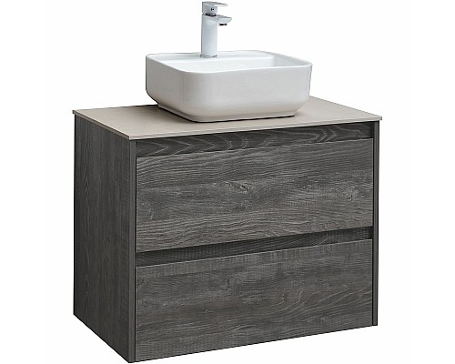 Тумба под раковину Aquanet Nova Lite 75 287890 подвесная Дуб серый