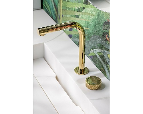 Смеситель для раковины Boheme Tech 158-G Золото