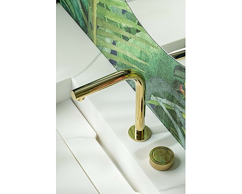 Смеситель для раковины Boheme Tech 158-G Золото